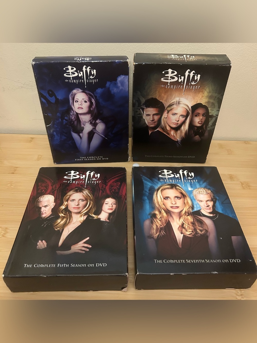Buffy The Vampire Slayer DVD Bundle Seasons 1 3 5 & 7 Box Sets TV Series